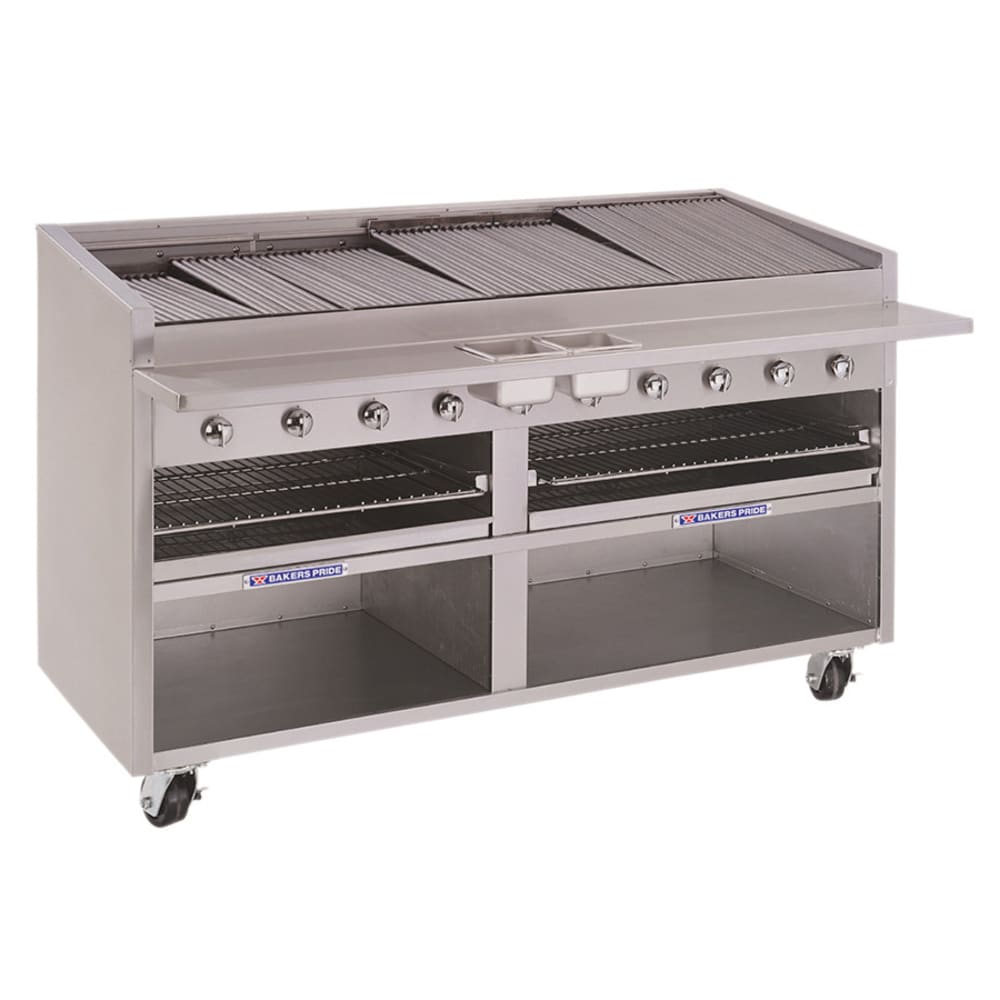455-F72RLP 72" Gas Charbroiler w/ Cast Iron Grates, LP