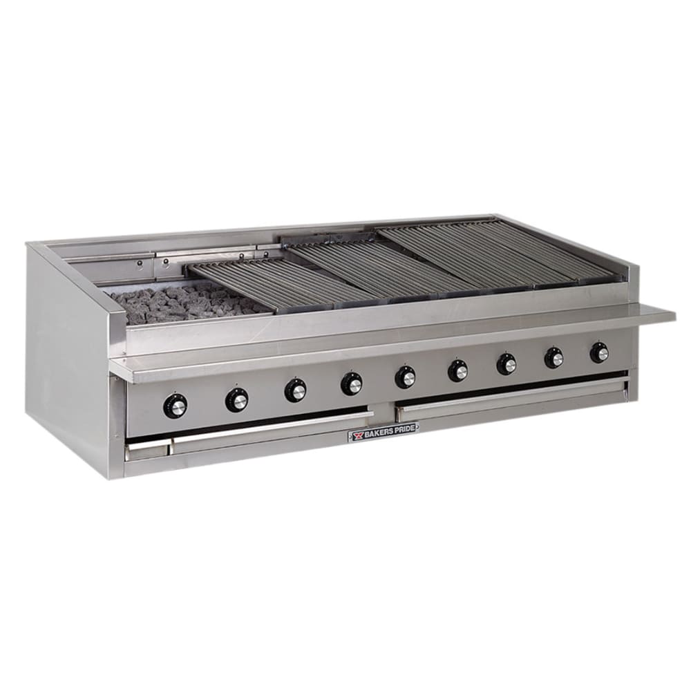 455-L72RNG 72" Gas Charbroiler w/ Cast Iron Grates, NG