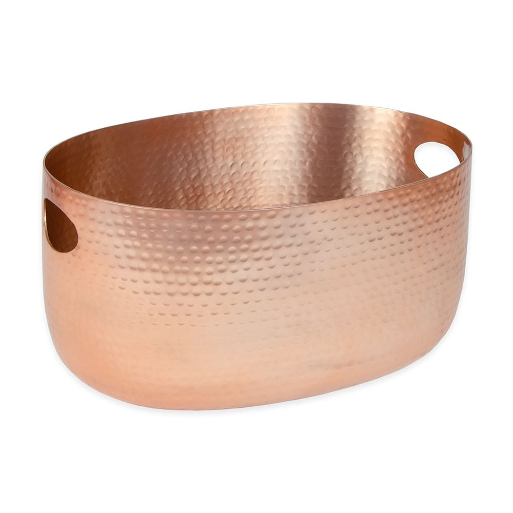 166-ATHC14 16 1/4 qt Oval Cooling Tub - 19"L x 14"W x 8 1/4"H, Aluminum