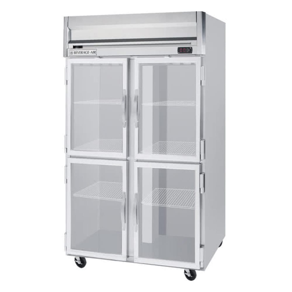 118-HFS21HG 52" Two Section Reach-In Freezer, (4) Glass Doors, 115v