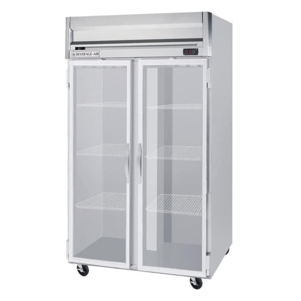118-HFS21G 52" Two Section Reach In Freezer, (2) Glass Doors, 115v