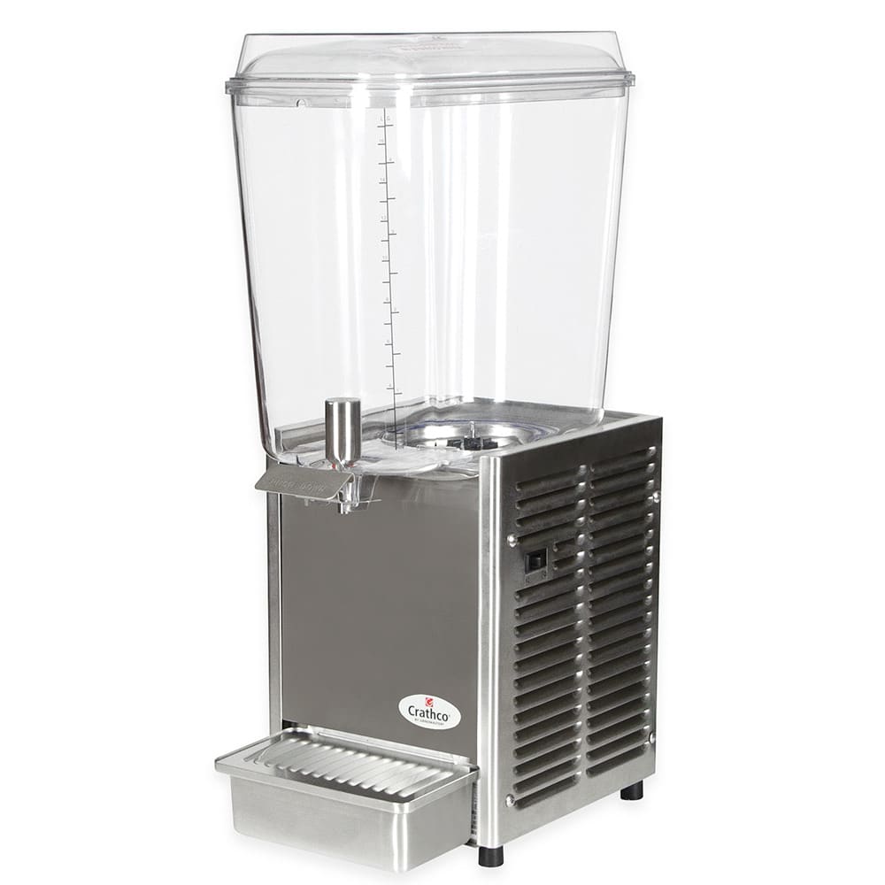 Crathco D15-3 Refrigerated Drink Dispenser w/ (1) 5 gal Bowl, Pre Mix, 115v