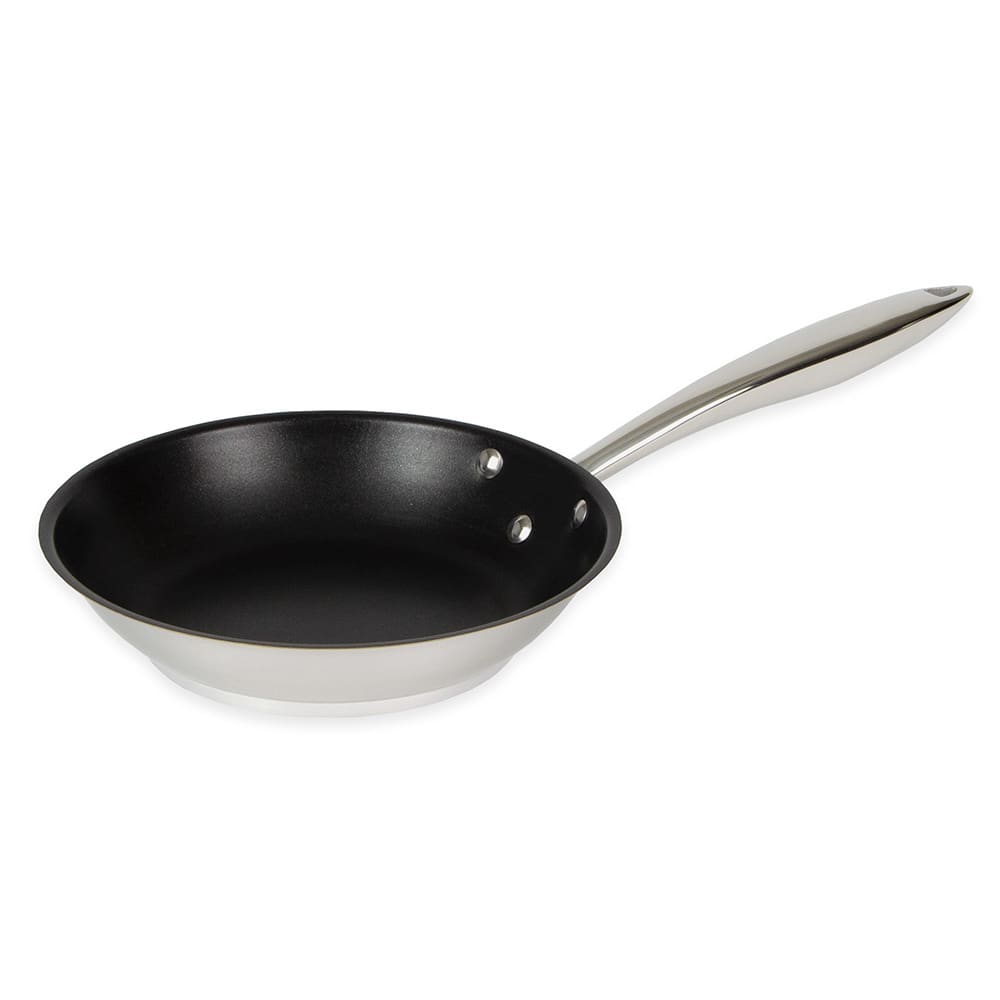 158-5724058 7 3/4" Non Stick Steel Frying Pan w/ Solid Metal Handle