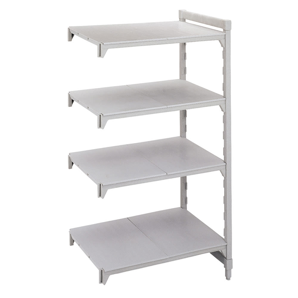 144-CPA246072S4480 60" NSF 4-Tier Heavy-Duty Plastic Shelving Unit - Camshelving® Premium, 2...
