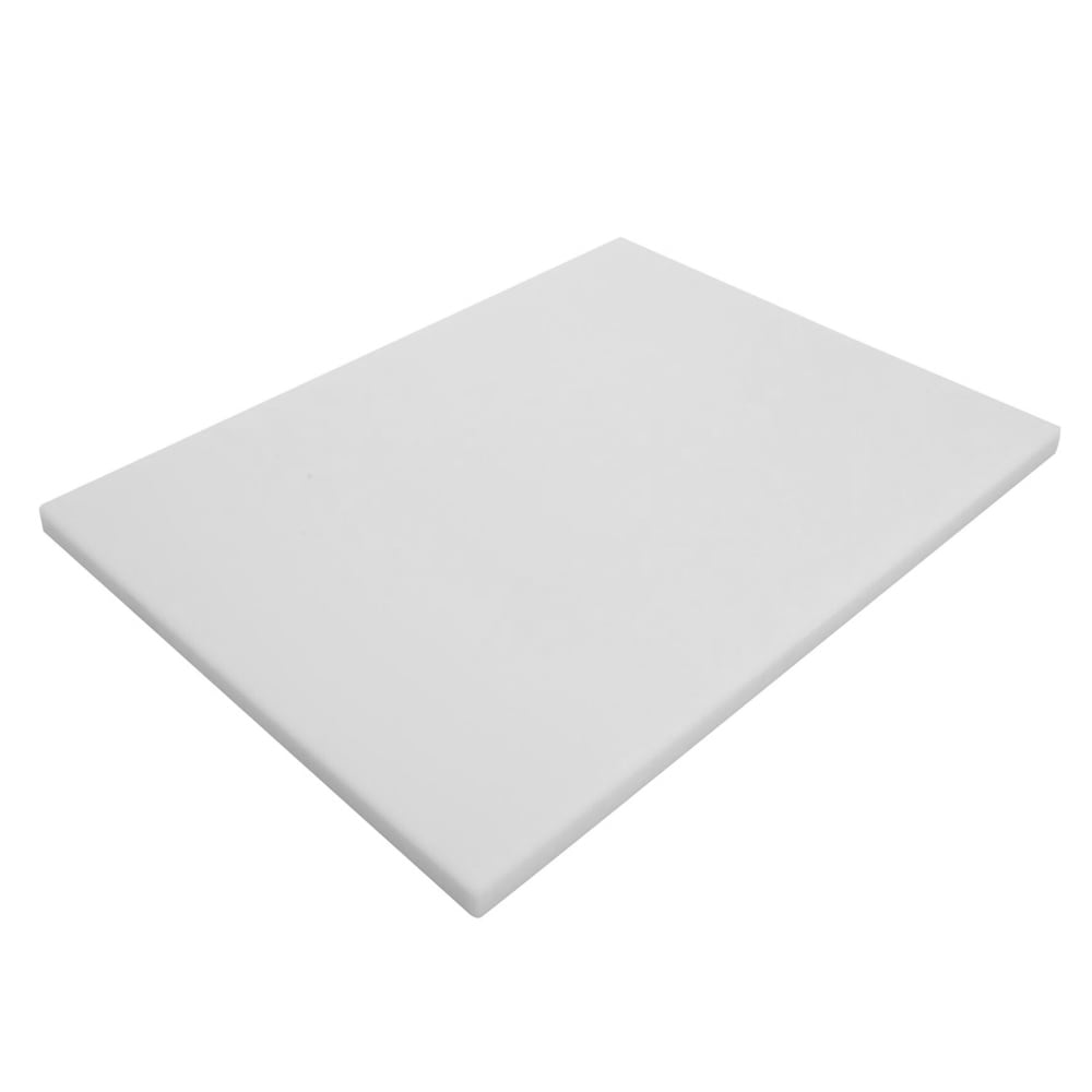 195-173070 Cutting Board, Polyethylene, 15 x 20 x 1/2", White
