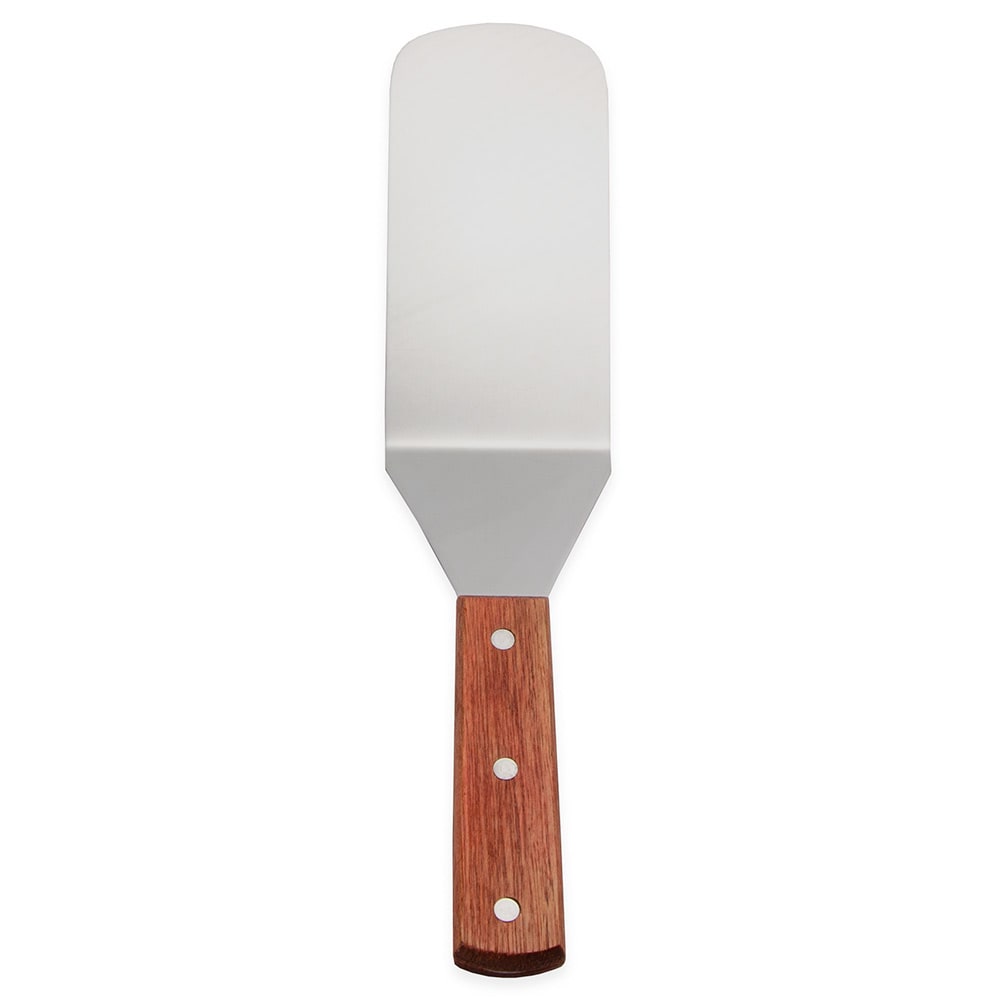 158-HL1289 Turner, 6 1/2 x 3" Stainless Steel Blade, Stiff, Hardwood Handle