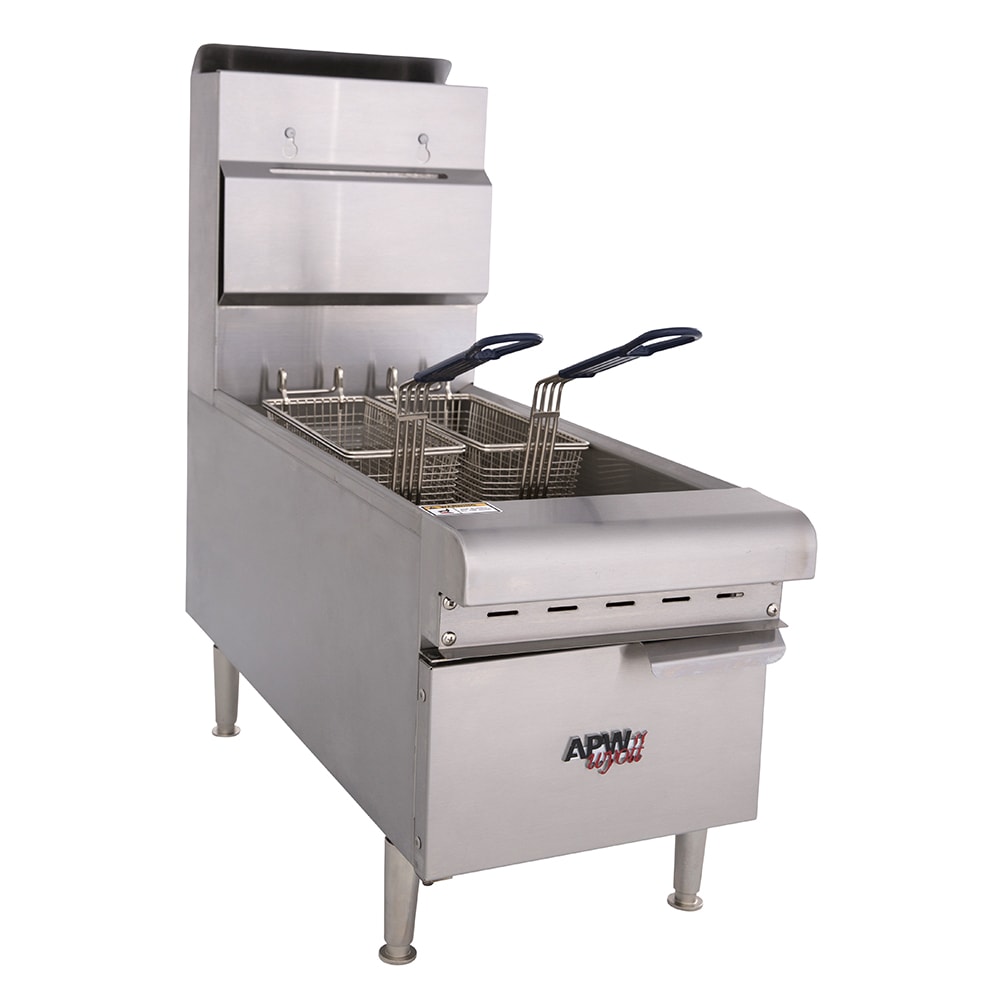 011-APWF15CNG Countertop Gas Fryer - (1) 15 lb Vat, Natural Gas