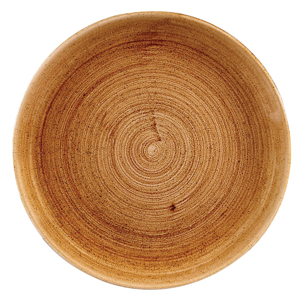 893-PAVCEV101 10 1/4" Round Patina Plate - Ceramic, Vintage Copper