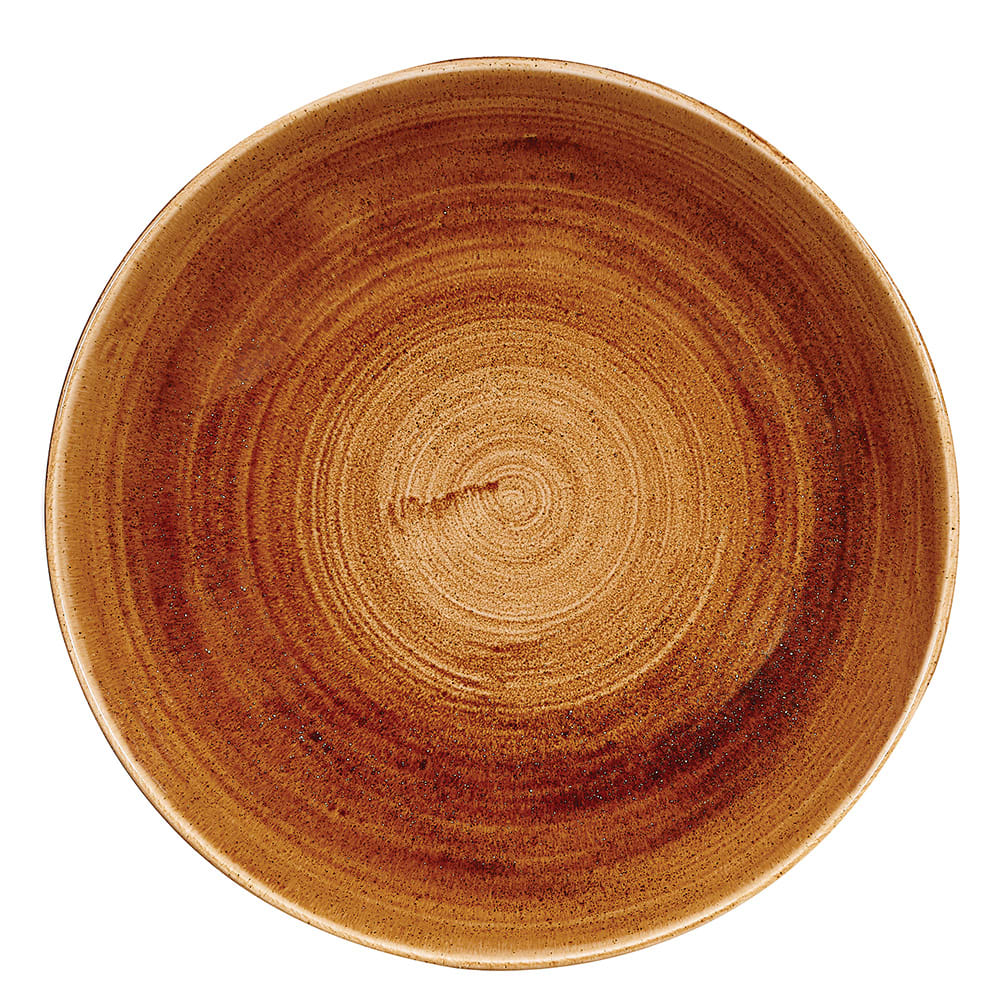 893-PAVCEVB91 40 oz Round Patina Bowl - Ceramic, Vintage Copper