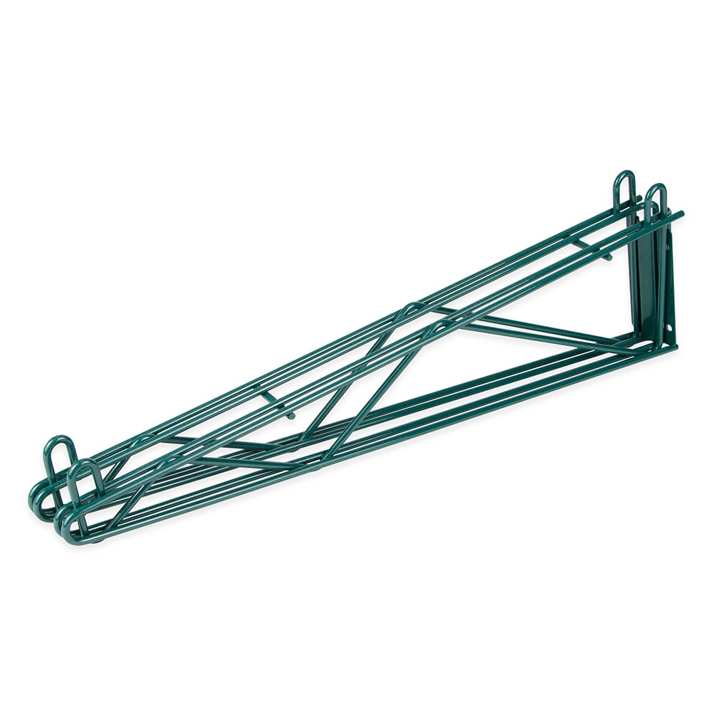924-SISS24DBLGE 24" Wire Double Wall-Mount Shelf Bracket, Epoxy Coated