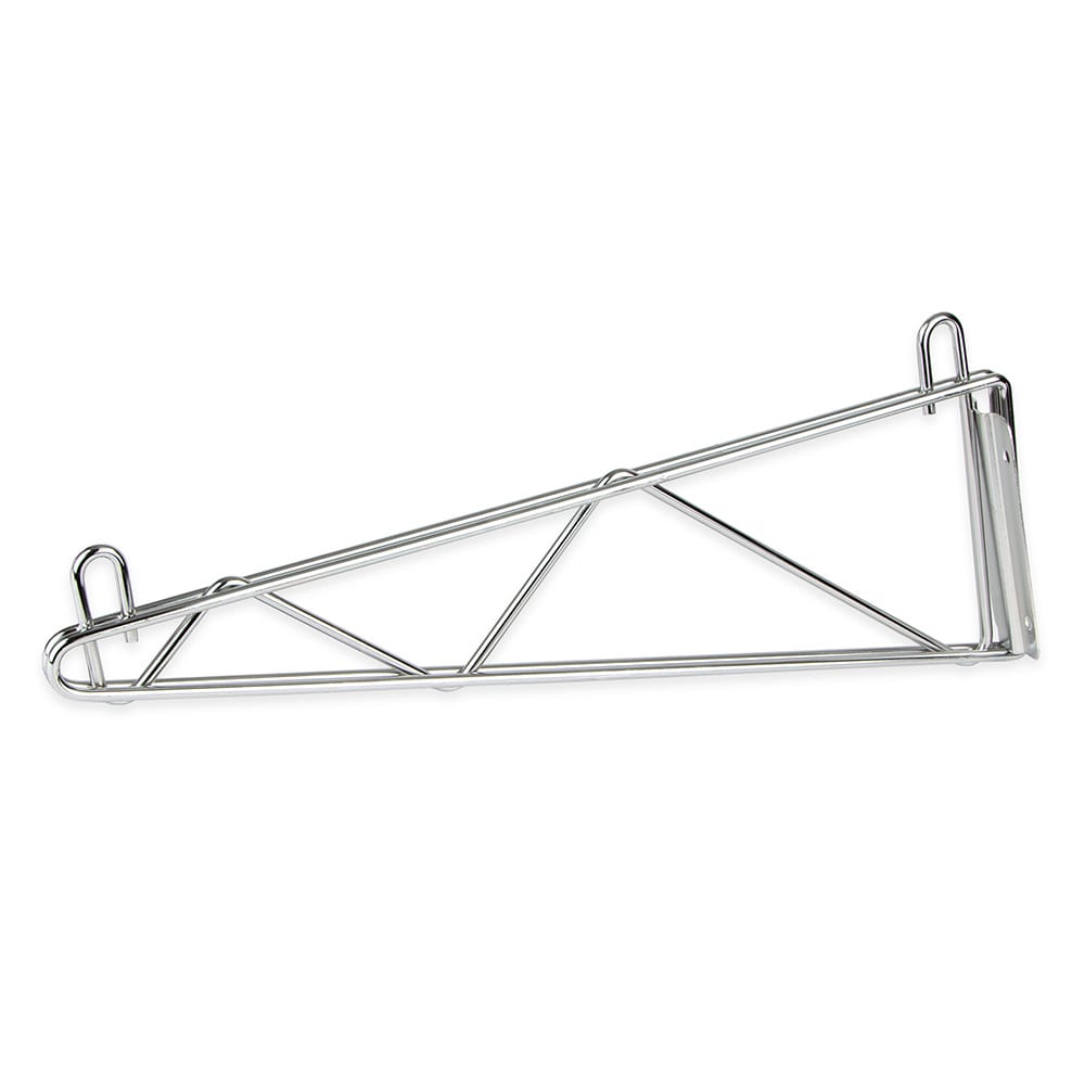 924-SISS24SGLCH 24" Wire Wall-Mount Shelf Bracket, Chrome