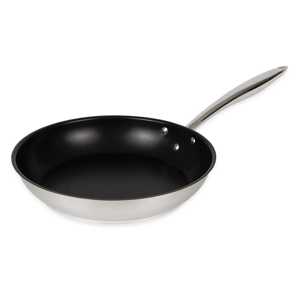 158-5724060 9 1/2" Non Stick Steel Frying Pan w/ Solid Metal Handle