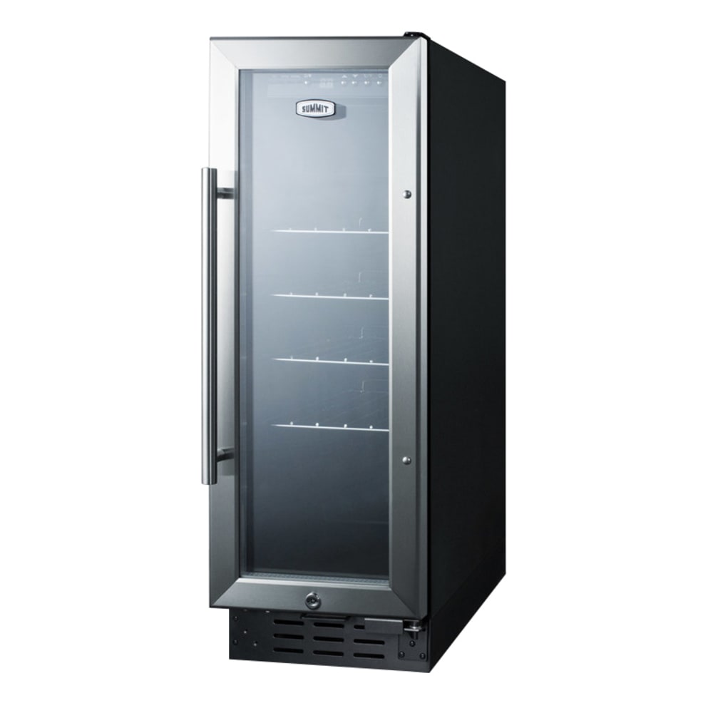 Summit SCR1225B 11 7/8" W Undercounter Refrigerator w/ (1) Section & (1) Door, 115v