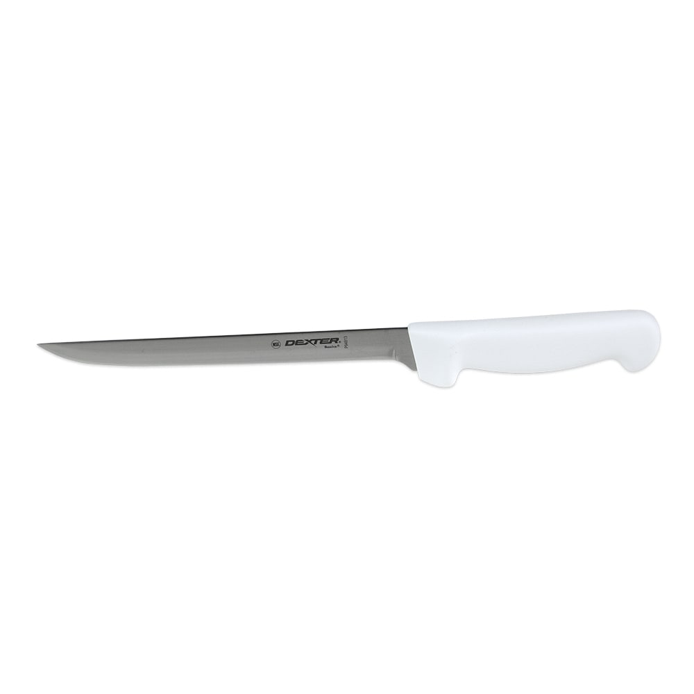 Dexter Russell P94813 8" Fillet Knife w/ Polypropylene White Handle, Carbon Steel