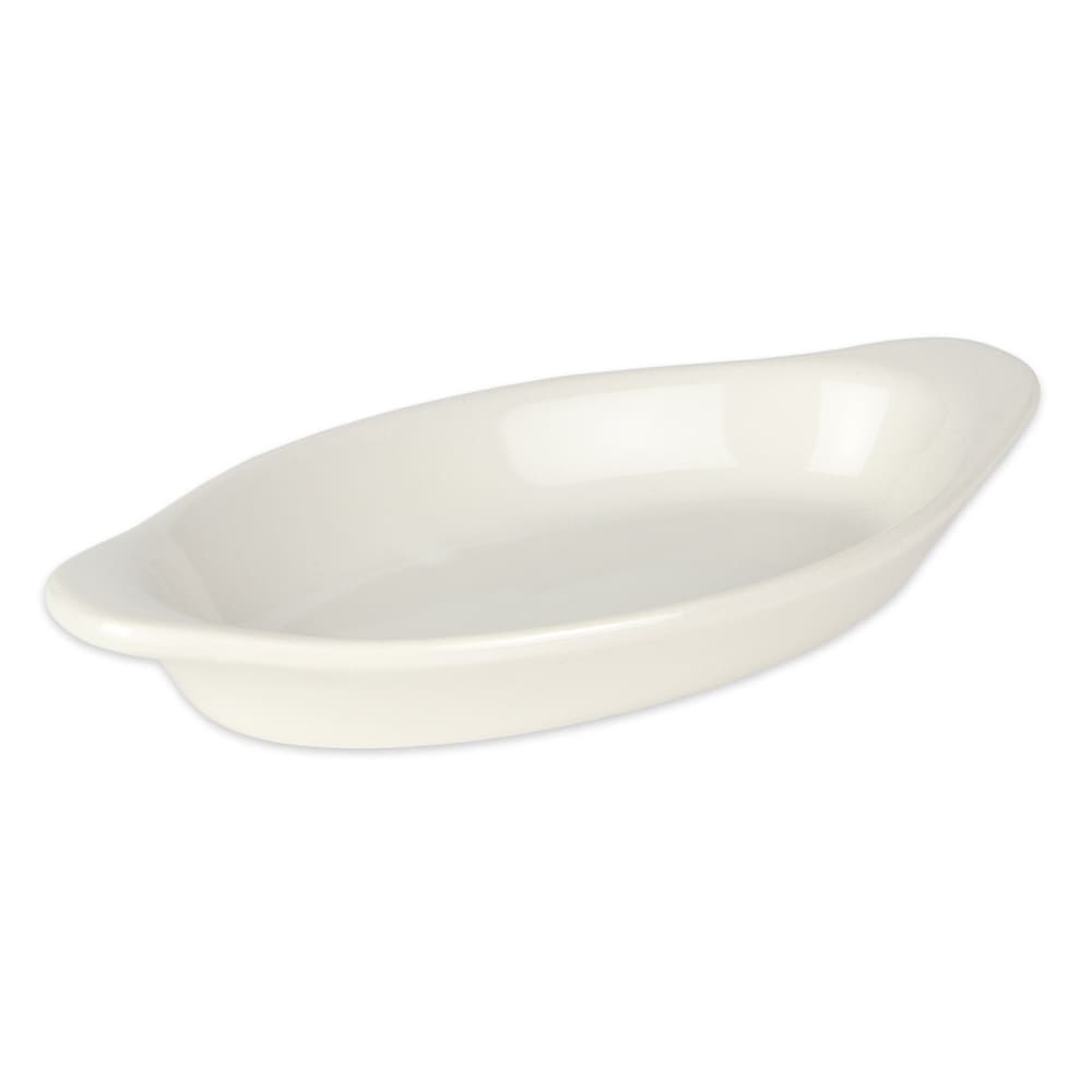 793-DC528W 12 oz. Oval, Ceramic Rarebit, White