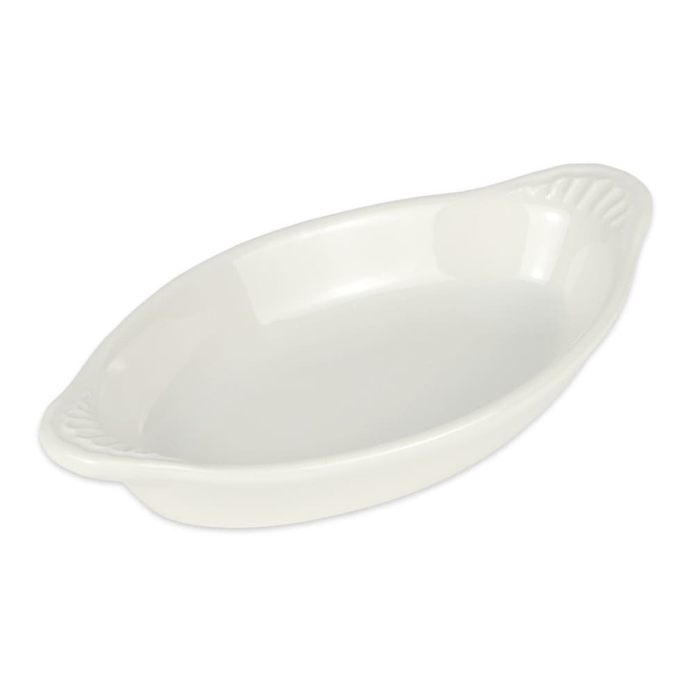 793-DC628W 12 oz. Oval, Ceramic Rarebit, White