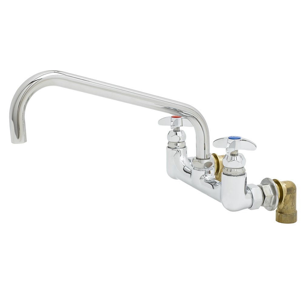 064-B0290BT Splash Mount Pot Filler Sink Faucet w/ 12" Swing Nozzle