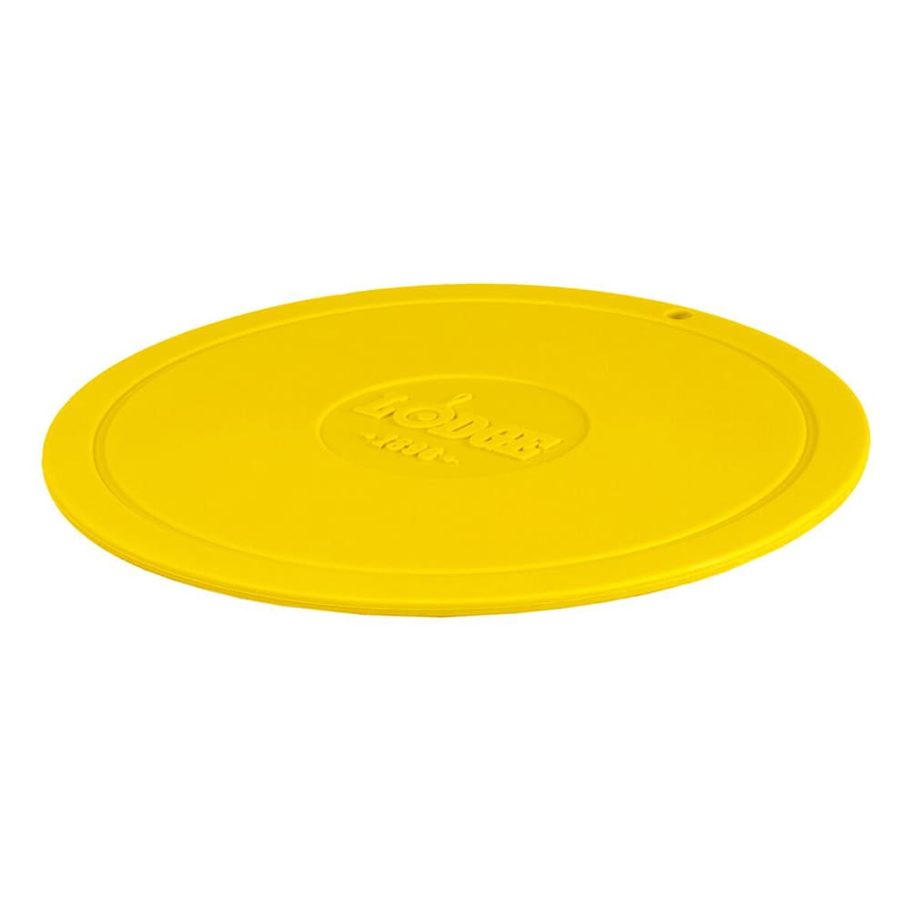 Lodge AS7DT22 7 1/2" Round Trivet - Silicone, Sunflower