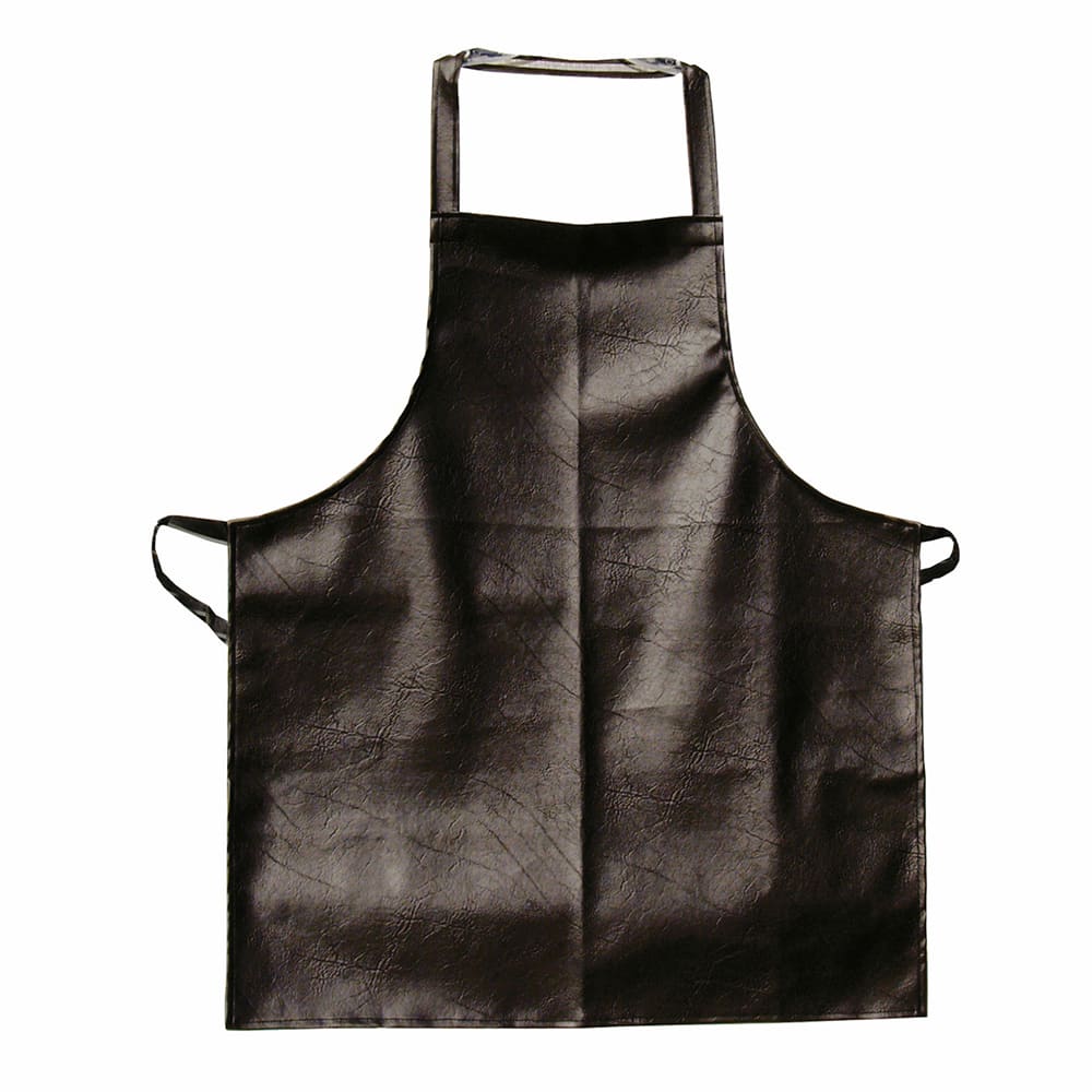 370-APV2641HD Heavy-Duty Bib Apron - 26x41" Vinyl, Brown