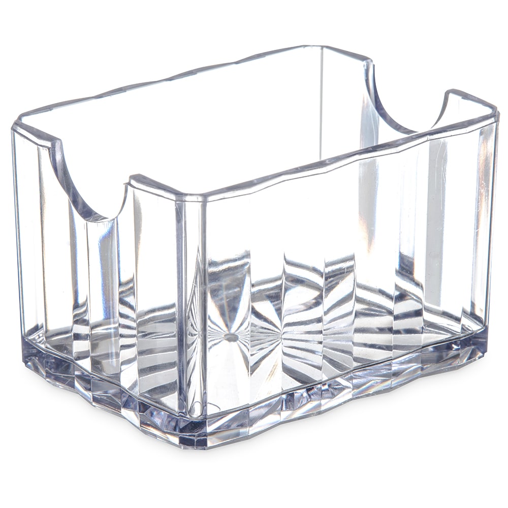 028-4549 Rectangular Sugar Caddy - Plastic, Clear