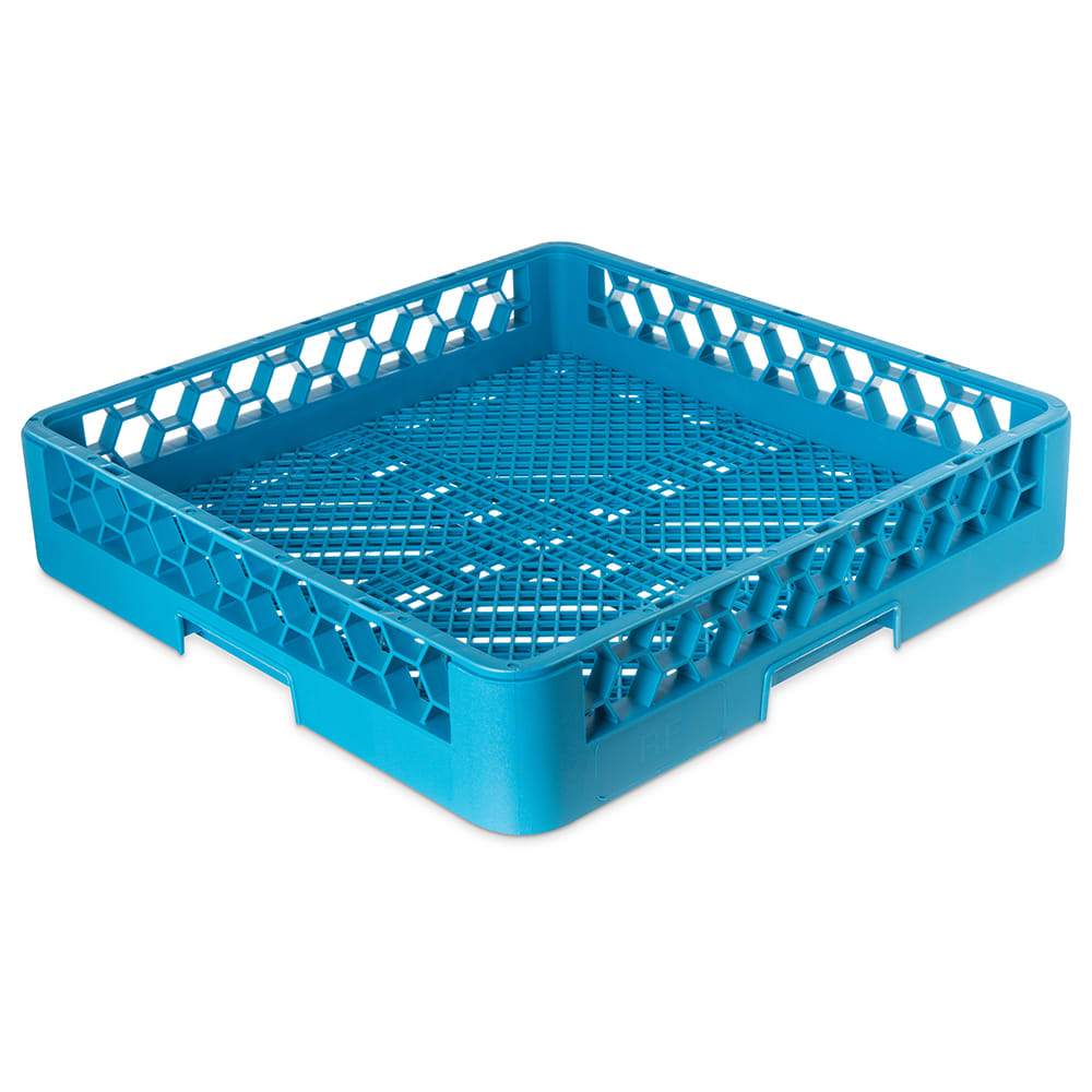 028-RF14 Full Size Dishwasher Open Rack - Polypropylene, Blue