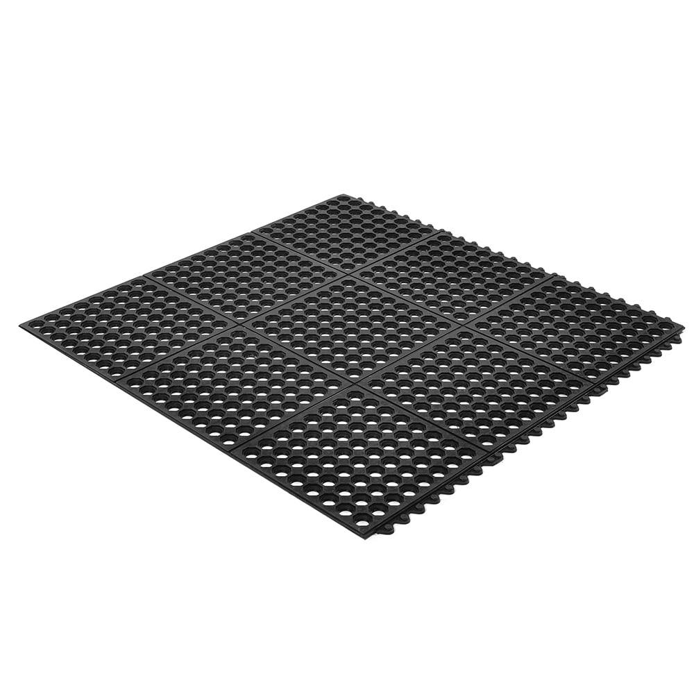 195-993437 Ultra Mat General Purpose Floor Mat, 3' x 3', 1/2" Thick, Black
