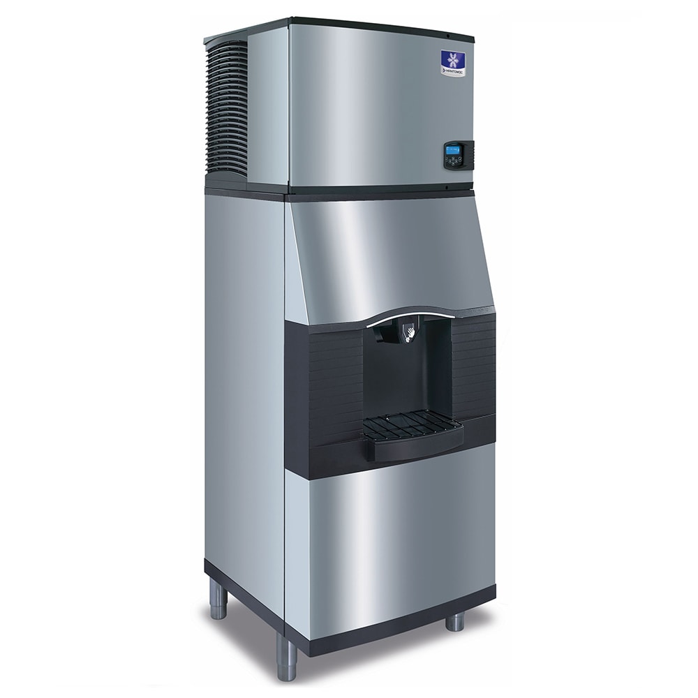 399-IYT0420W161SFA19 490 lb Half Cube Ice Machine w/ Water & Ice Dispenser - 120 lb Storage,...