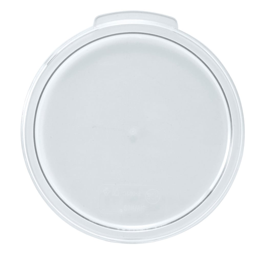 080-PTRC68C Round Cover for 6 & 8 qt Storage Containers, Polypropylene, Translucent 