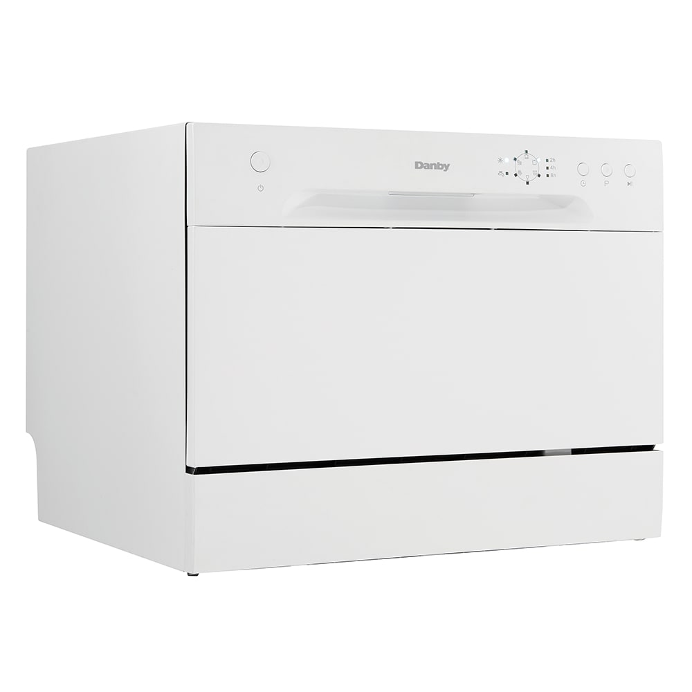 830-DDW621WDB Countertop Dishwasher w/ (6) Wash Cycles - White, 120v
