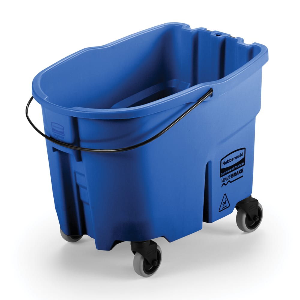 007-757088BL 35 qt WaveBrake Bucket - Caster Kit, Blue