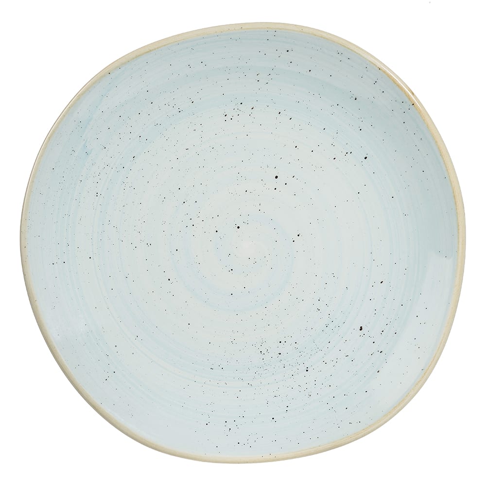893-SDESOG101 10 3/8" Round Stonecast® Plate - Ceramic, Duck Egg Blue