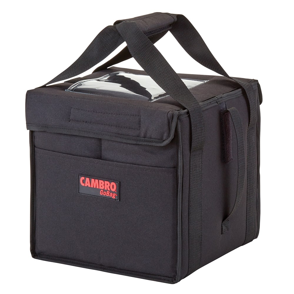 144-GBD121515 GoBag™ Food Delivery Bag - 12" x 15" x 15", Nylon, Black 