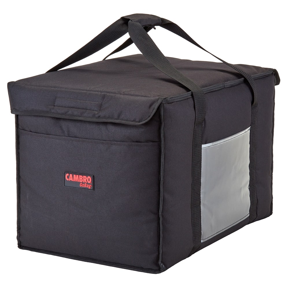 144-GBD211414110 GoBag™ Food Delivery Bag - 21" x 14" x 14", Nylon, Black