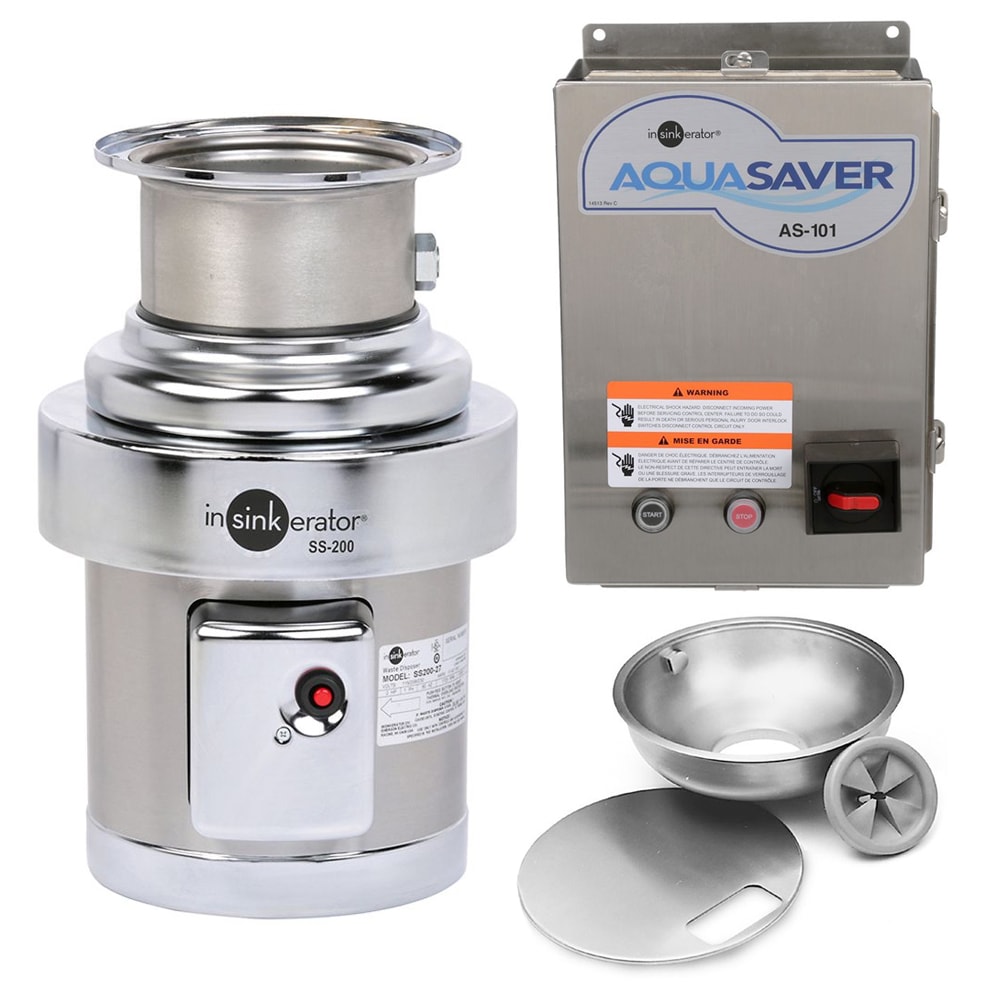 023-SS20018AAS101115 Disposer Pack w/ 18 in Bowl & Cover, AS101 Panel, 2 HP, 115/1 V