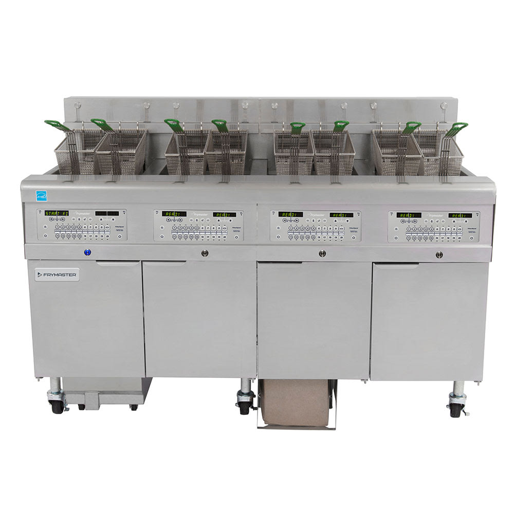 006-4FQE30U Electric Fryer - (4) 30 lb Vats, Floor Model, 208v/3ph