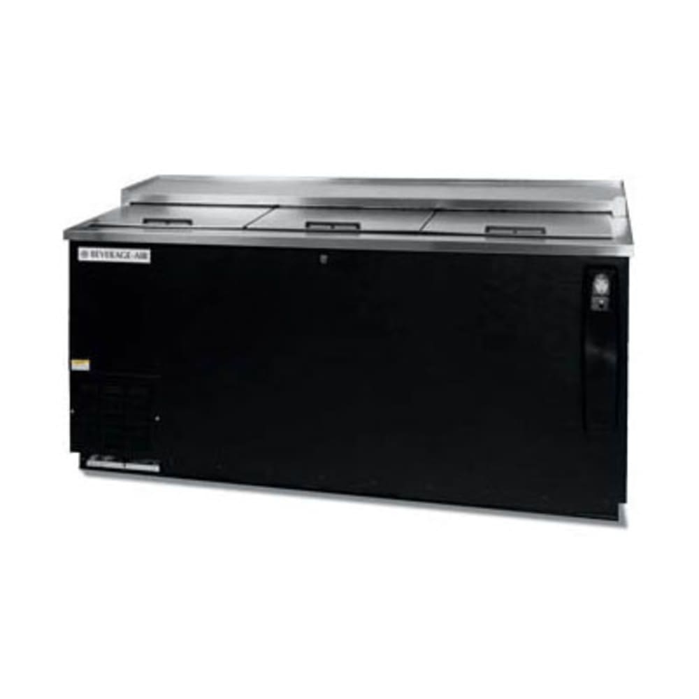 118-DW79HCS 80" Forced Air Bottle Cooler - Holds (32) 12 oz Bottle Cases, Bottle Opener, 115...
