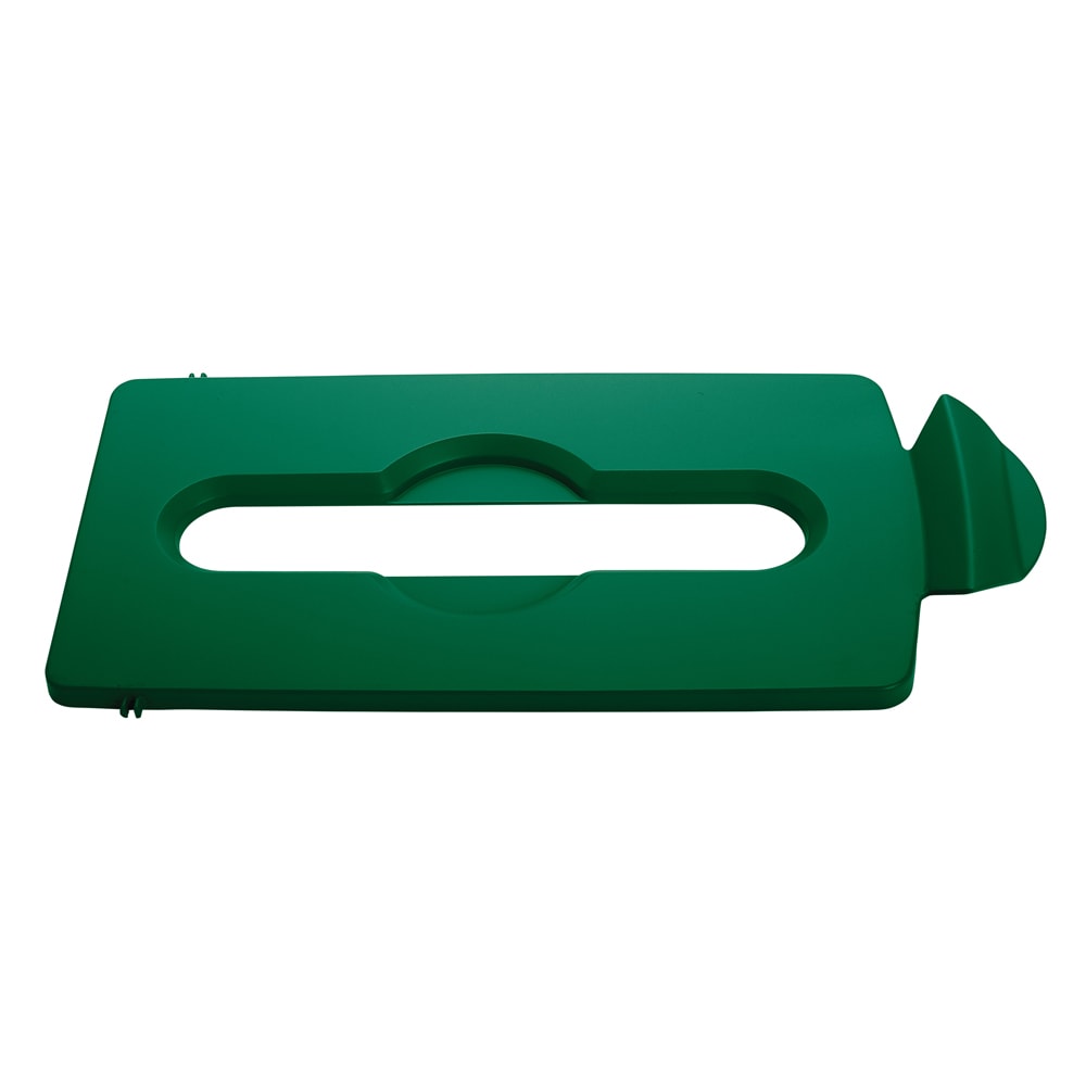 007-2007886 Hinged Lid Insert for 23 gal Slim Jim® Recycling Containers - Paper, 16 1/2" x 8...