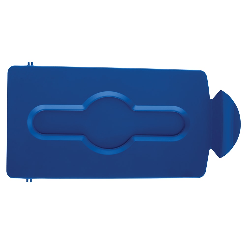007-2007888 Hinged Lid Insert for 23 gal Slim Jim® Recycling Containers - 16 1/2" x 8",...