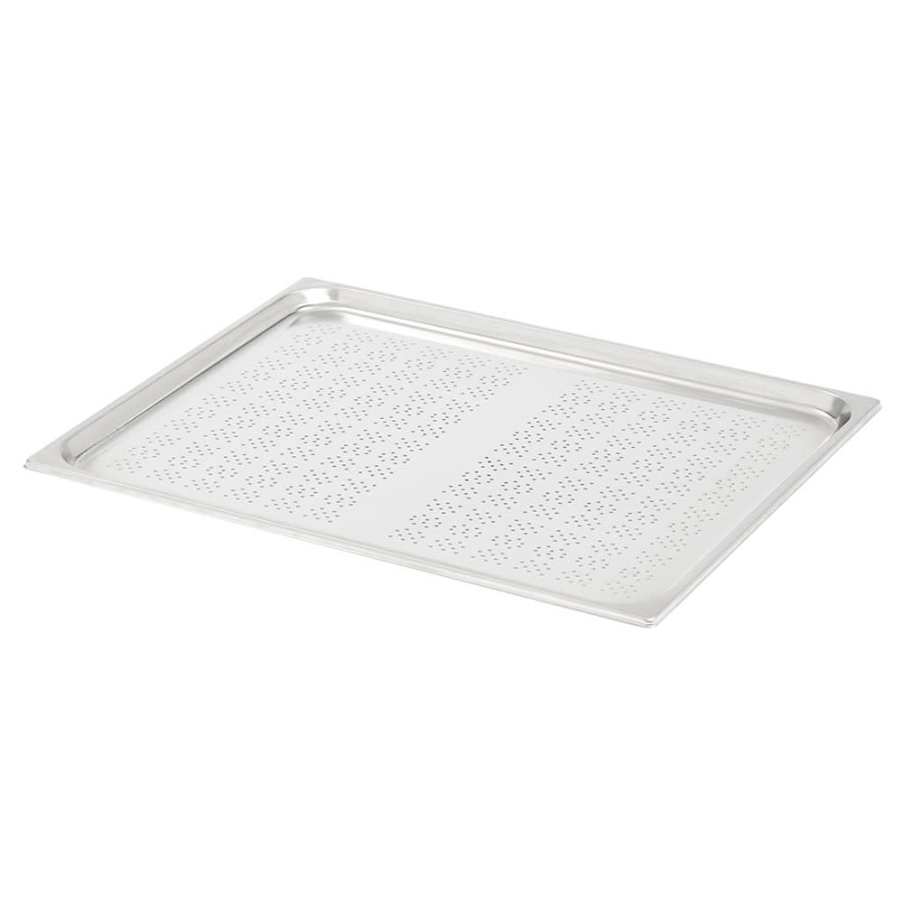 175-V210202 GN 2/1 Double Wide Steam Pan - Perforated, Stainless