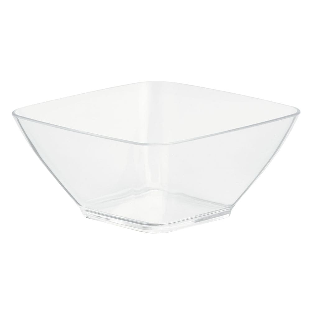 175-V928001 20 oz Square Serving Bowl - Acrylic, Clear 