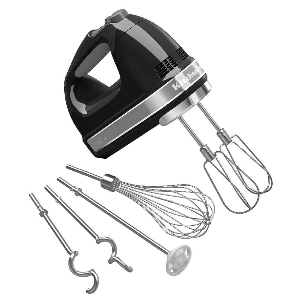 449-KHM926OB 9 Speed Hand Mixer w/ Exclusive Accessory Pack, Onyx Black