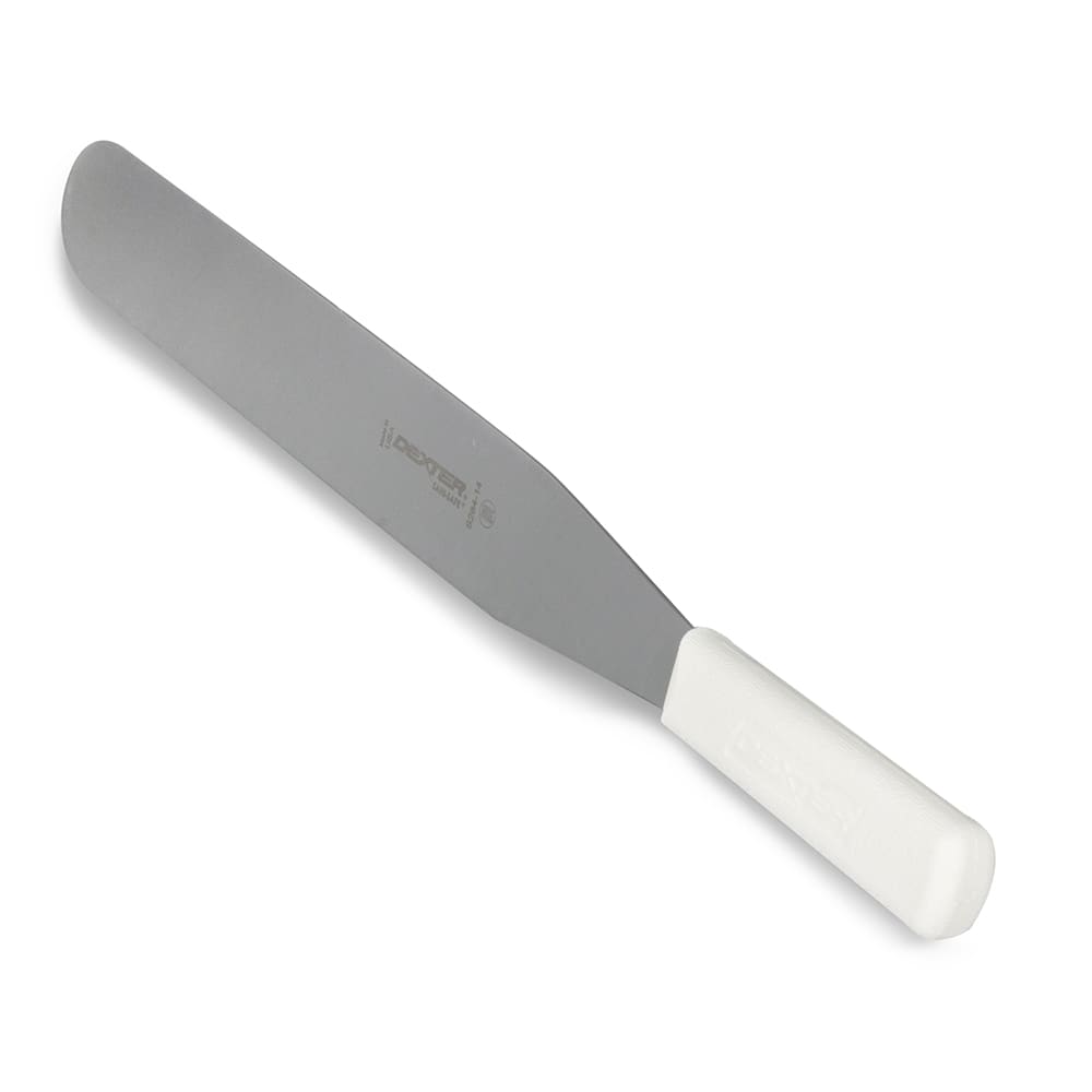 135-17473 SANI-SAFE® 14" Decorating & Icing Spatula w/ Polypropylene White Handle, Stain...