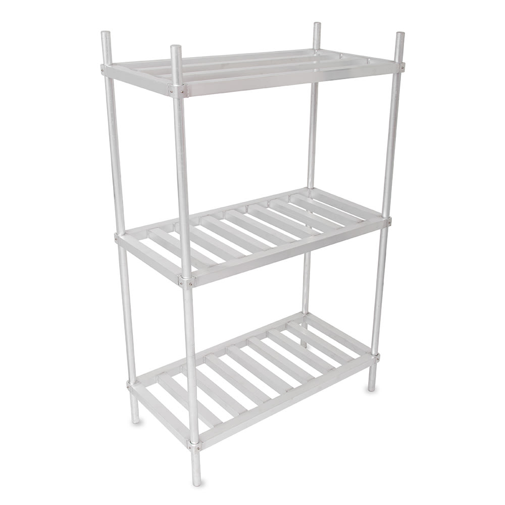 416-ALKR2093 (3) Level Keg Rack w/ (10) Keg Capacity, 93" x 20" x 76"