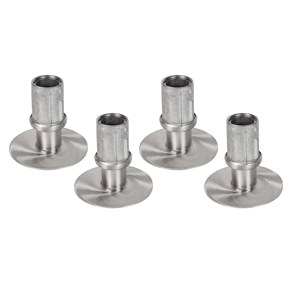 416-CAS05 Set of 4 Adjustable Flange Feet, Stainless