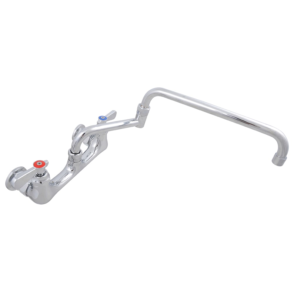 416-PBF18DJSLF Splash Mount Faucet w/ 18" Double Jointed Swing Nozzle