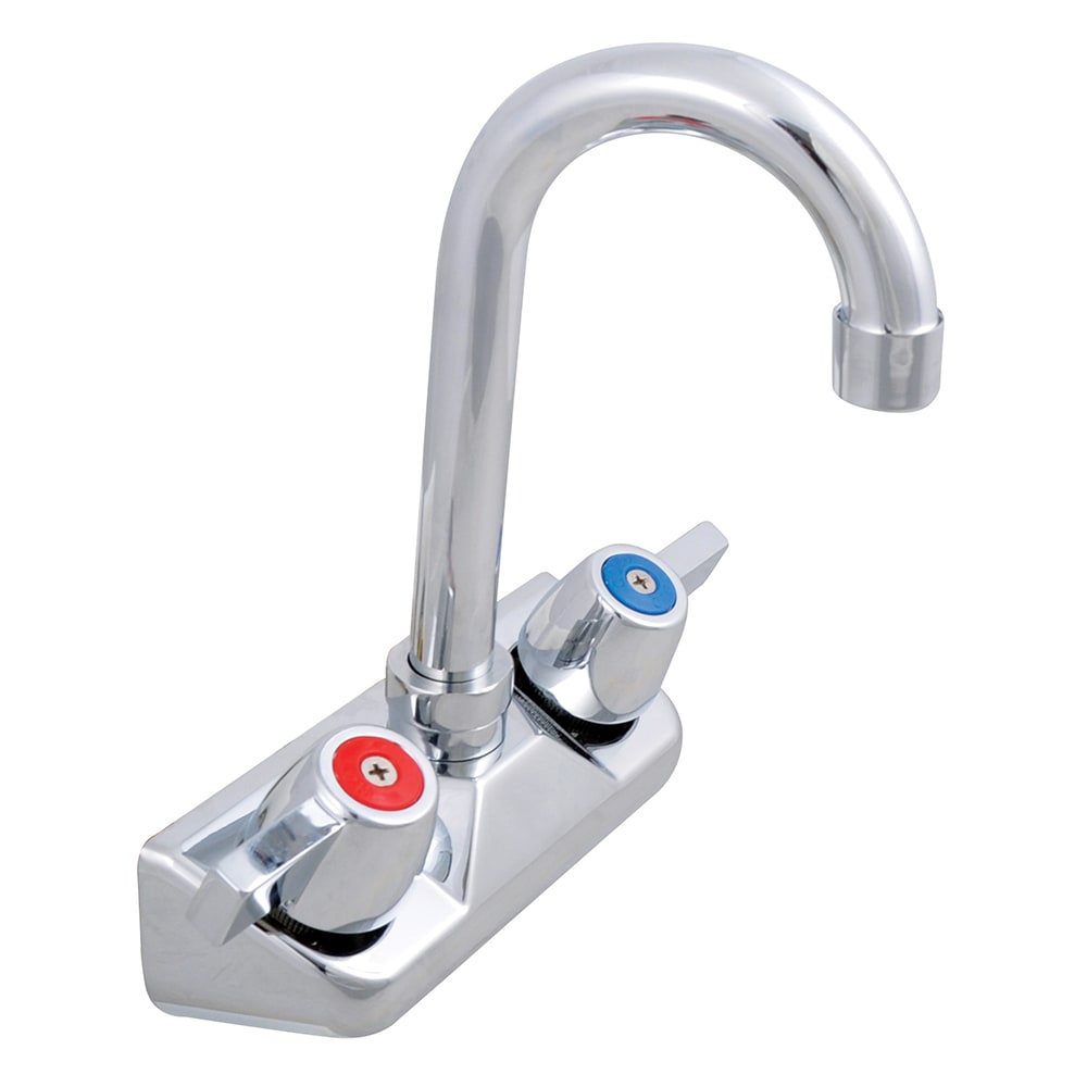 416-PBF4SLFX Splash Mount Economy Faucet w/ 3 1/2" Gooseneck Spout