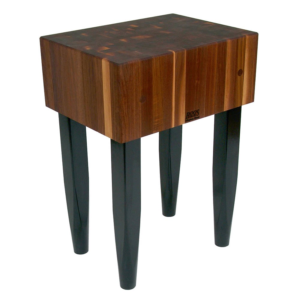 416-WALPCA2 10" Walnut Top Butcher Block Work Table - 24"L x 18"D