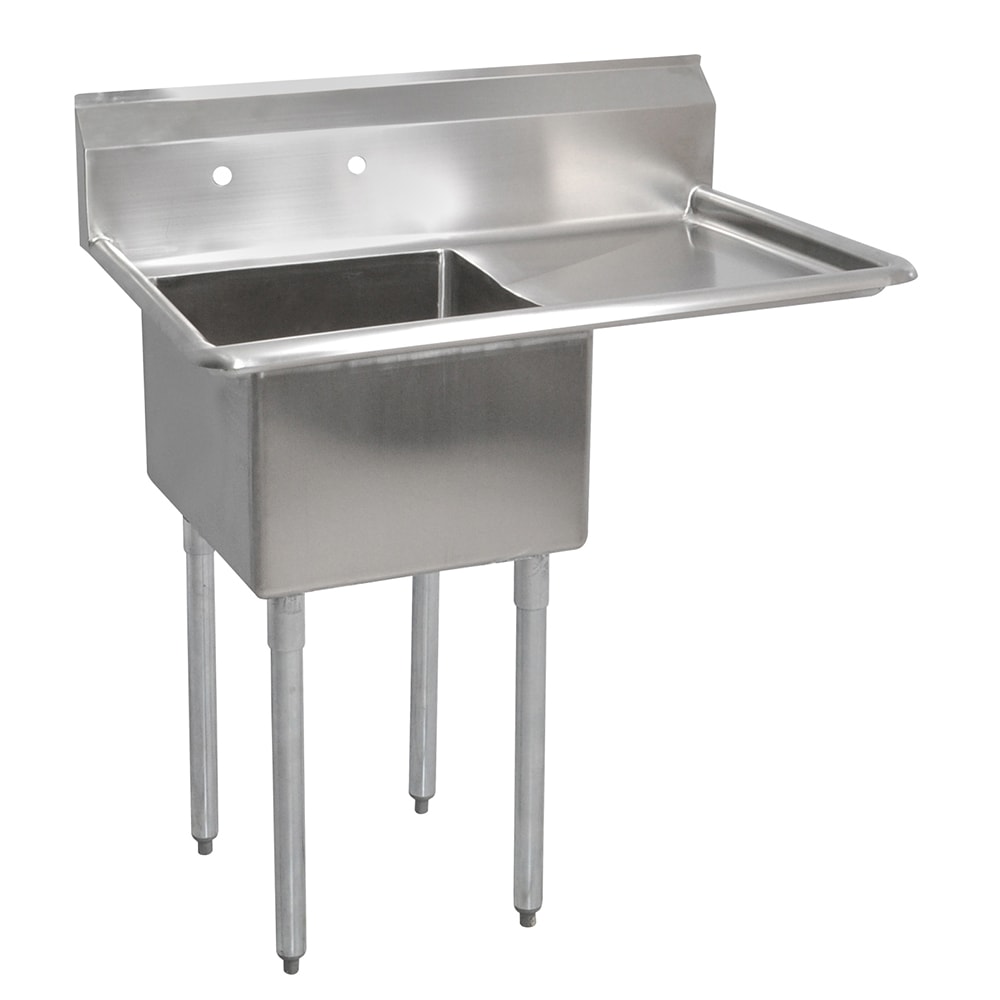 416-E1S8162012R18 36 1/2" 1 Compartment Sink w/ 16"L x 20"W Bowl, 12" Deep