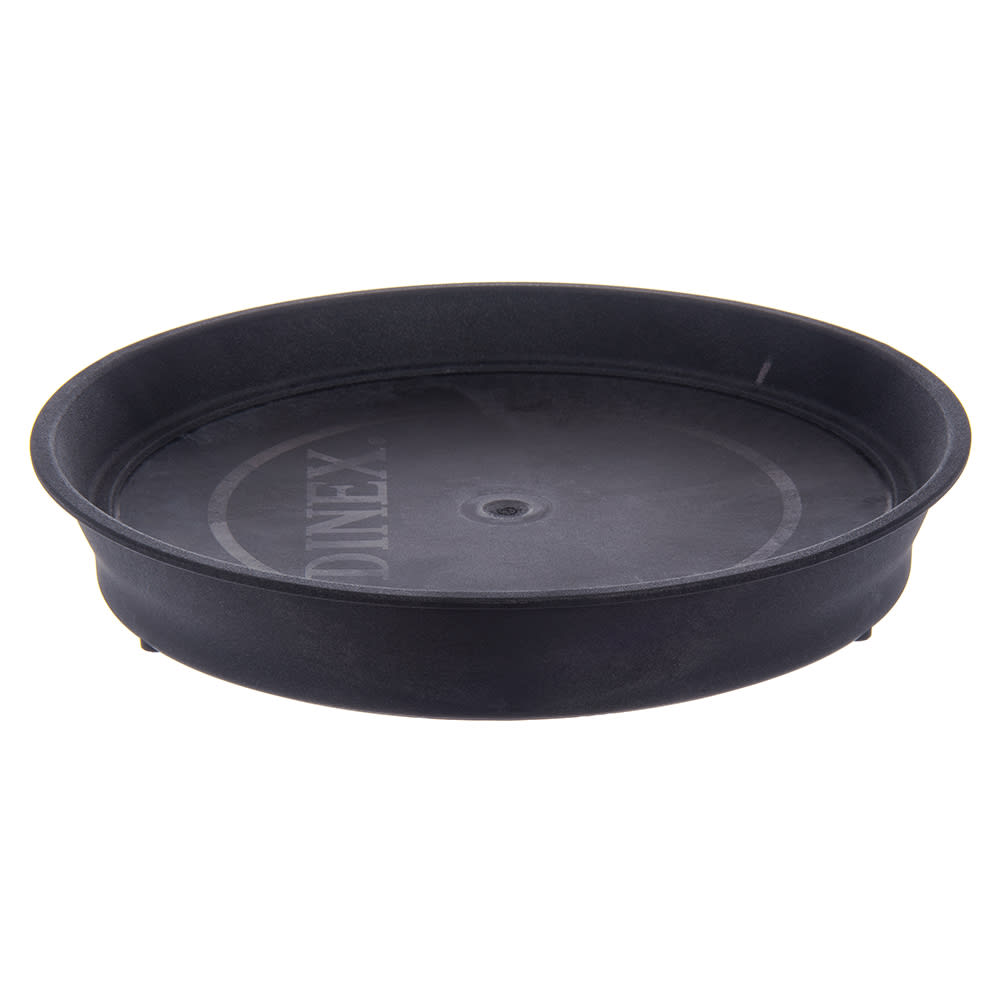 Dinex DX1411003 9 7/10" Round Base for Duratherm™ Induction Charger - Plastic, Onyx