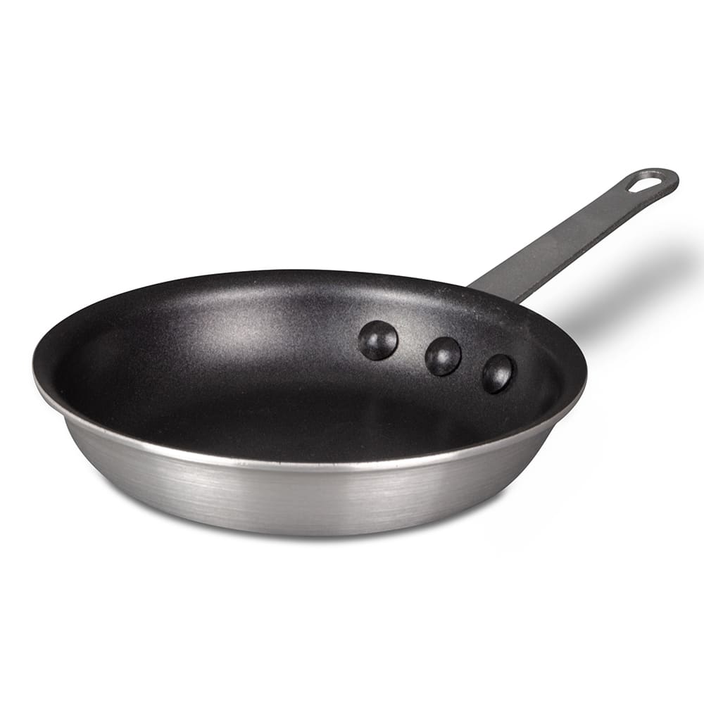 370-AFQ07 7" Aluminum Frying Pan w/ Solid Metal Handle
